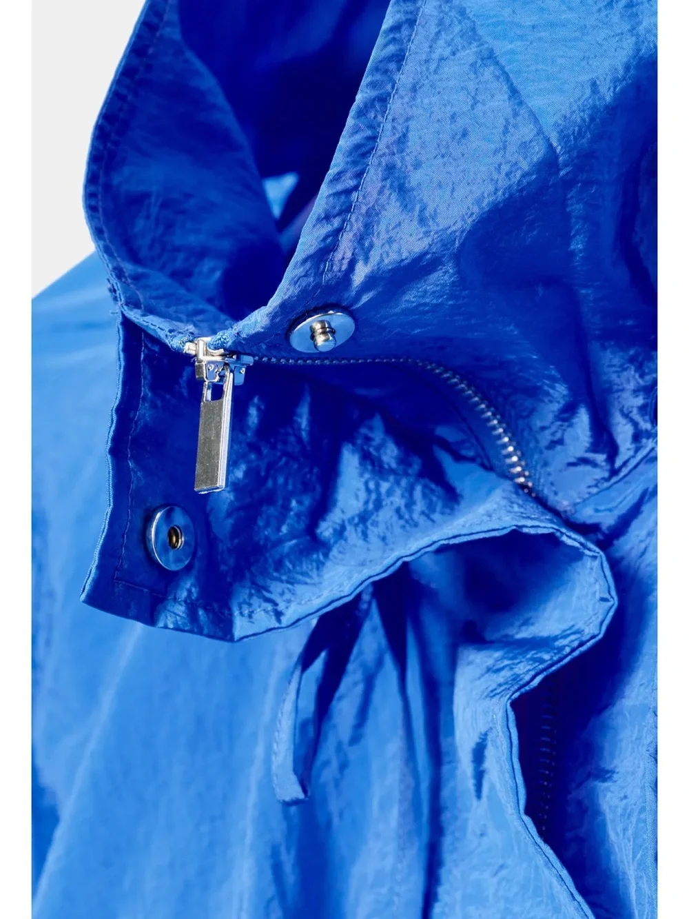 Zara NYLON GATHERED JACKET